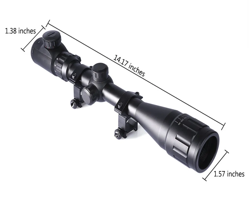 

4 - 16x40 Outdoor Riflescope Sniper Hunting Optics Tactical Hunting Fast Optical Sight Telescope for Shotgun with 20mm Rails
