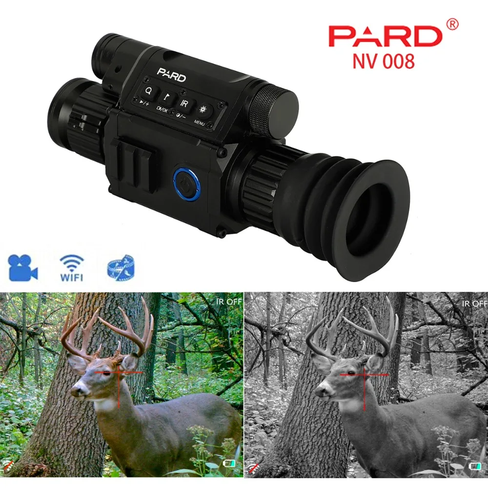 

New Night Vision Scope PARD NV008 Digital Monocular Hunting Camera for Rifle with Laser Pointer for outdoor hunting