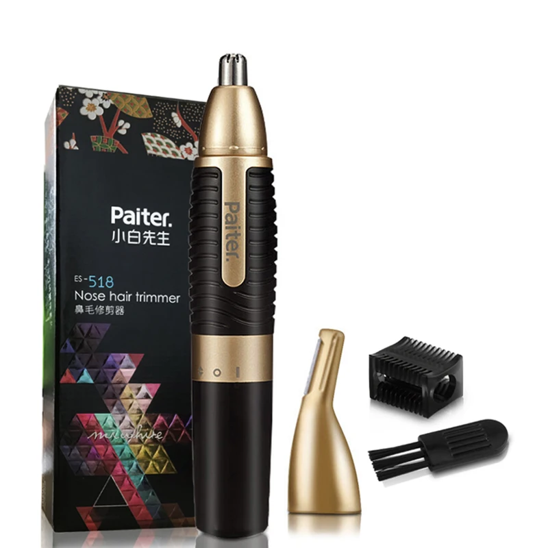 Nose Trimmer Eyebrows Shaper Washable Smooth Running Hair Remover Use AA battery Safety Razor Ear Hair Cutting Machine