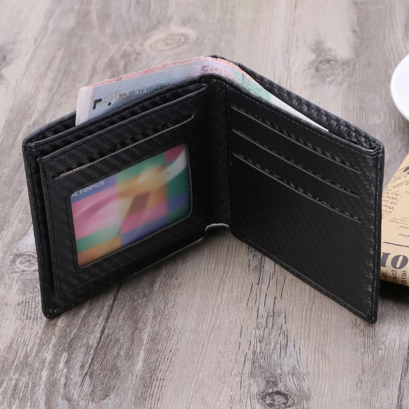 THINKTHENDO Fashion Men's Bifold Leather Wallet ID Credit Card Holder Billfold Purse Clutch