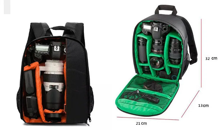 Многофункциональный рюкзак для камеры, сумка для цифровой зеркальной фотокамеры, водонепроницаемая сумка для наружной камеры, чехол для фотографий, чехол для стола для Nikon Canon