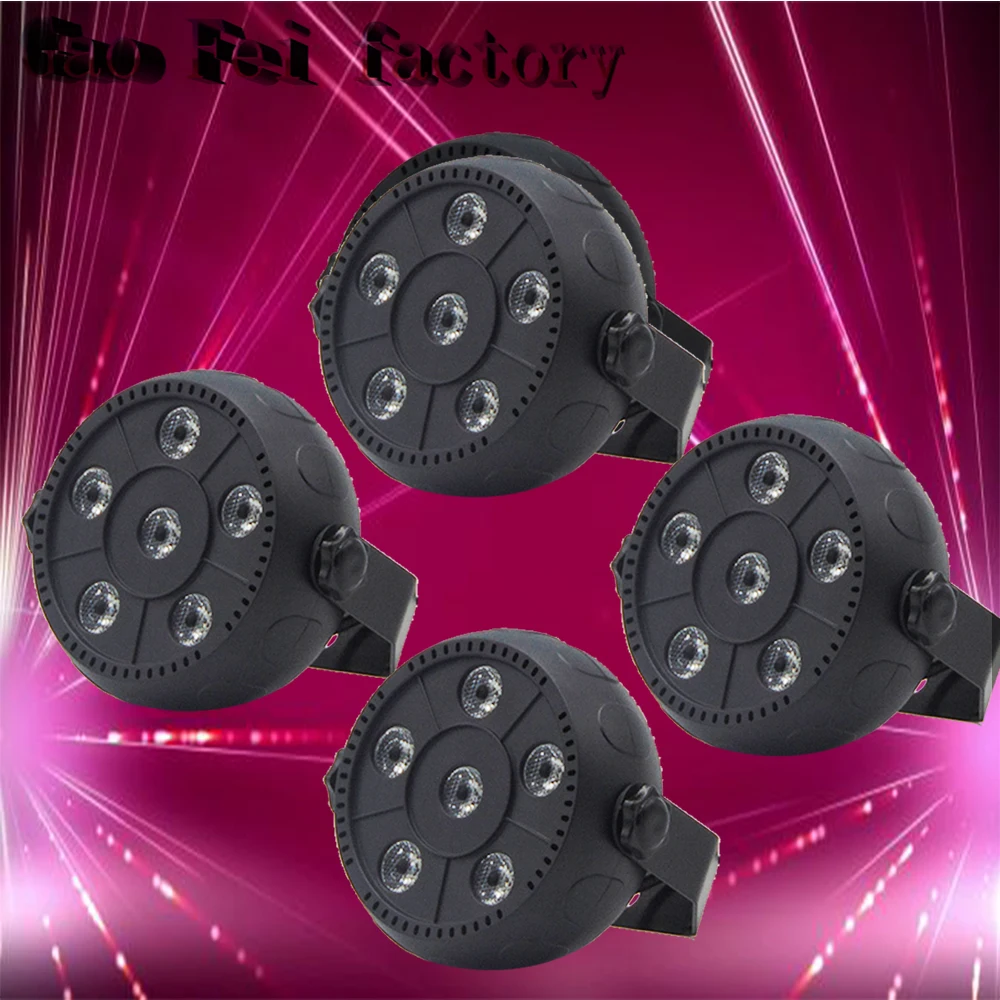 

4 pcs/lot LED Par Light / performances wedding stage light /6x6W LED Par in Stage Lighting Effect/led RGB