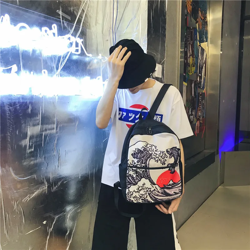 EUML2819Menghuo Brand Preppy Style PU Leather School Backpack Bag for Girls College Simple Design Men Casual Daypacks mochila male New