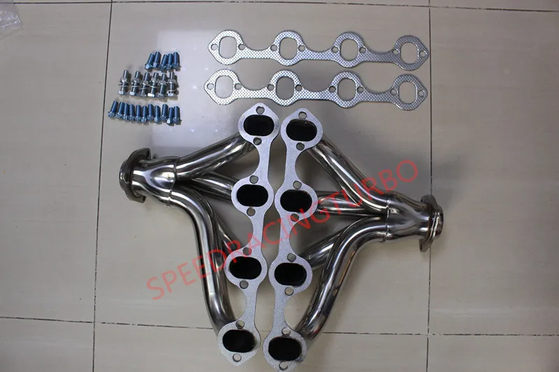 Для FORD-289-302-351-V8-SMALL-BLOCK-HUGGER-STAINLESS-MANIFOLD-TIGHT-FIT-HEADER