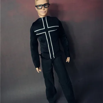 

Fashion Children american Girls Gift pullip boy Doll Accessories casual suit set lot clothes For Barbie boyfriend Dolls 1/6 ken