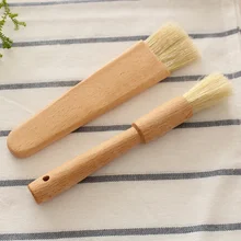 2 шт./компл. Кондитерские Мёд щетки шерсть кисточка для выпечки барбекю кисть с деревянной ручкой щетки