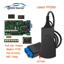 Lexia 3 полный чип 921815C прошивка leixia 3 pp2000 Diagbox V7.83 Профессиональный OBDII OBD2 диагностический инструмент для PSA PP2000 V48 V25