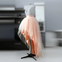 Высокая низкая юбка, два цвета, широкая атласная молния, талия, длина до пола, длинная юбка макси, длинная Тюлевая Асимметричная юбка для взрослых