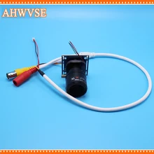 AHWVSE HD CCTV 1200TVL 2.8-12mm lens CCTV Mini Camera module board with IR-CUT and BNC cable
