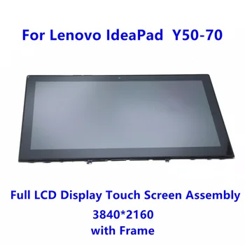 

New 15.6" Full LCD Screen Display Touch Glass Panel Digitizer Assembly with Bezel For Lenovo IdeaPad Y50-70 20349 LP156WF4.SPL1