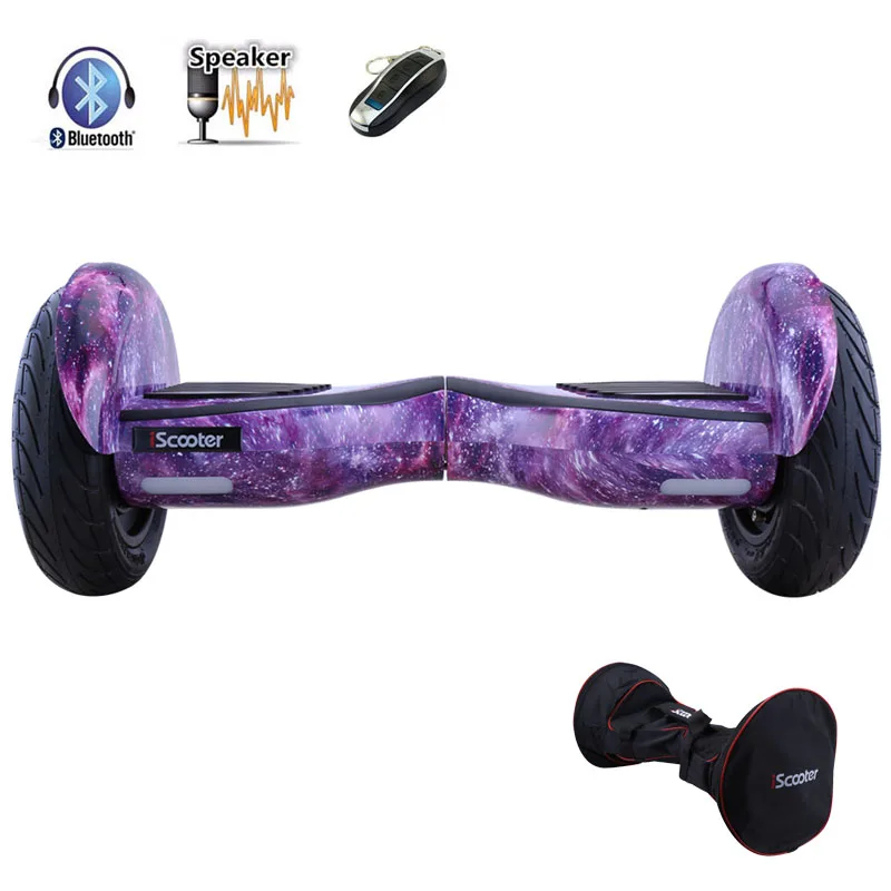 iScooter hoverboard 10 inch bluetooth two wheel smart self balancing scooter electric skateboard with speaker giroskuter UL2722 iScooter hoverboard 10 inch bluetooth two wheel smart self balancing scooter electric skateboard with speaker giroskuter UL2722