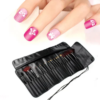 

Makeup brush set black bag wool makeup brush set 24 piece set makeup brush professional beauty makeup tool set with bag