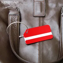 XZXBBAG 5 шт. прямоугольники интернат проверить чемодан тег самолет проверки багажа этикетка с именем чемодан адрес карты Туристические товары