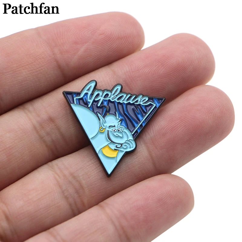Patchfan Аладдин и волшебная лампа цинковые значки в виде галстука рюкзак одежда броши для мужчин и женщин шляпа Декоративные значки медали A2033