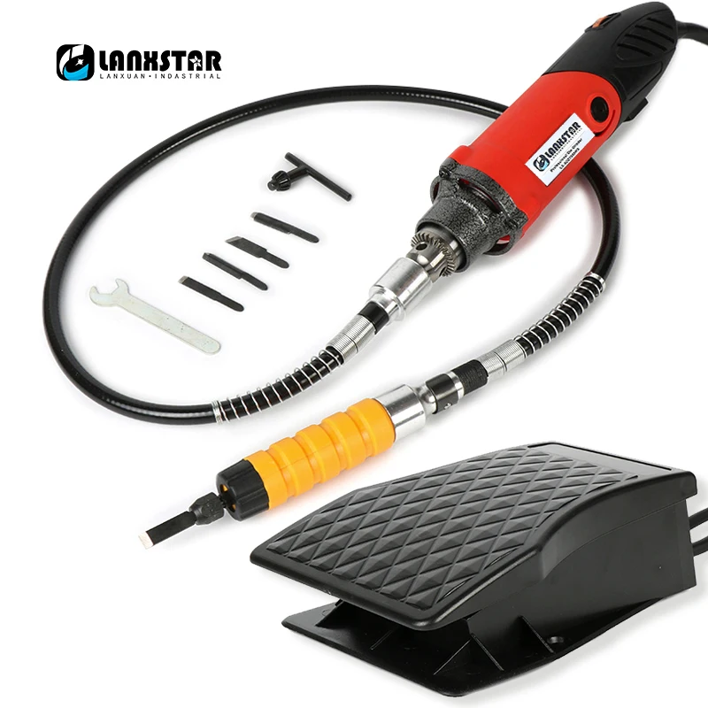 Billig Lanxstar Dremel Neue Gravur Pen Bohrmaschine DIY Bohrer Elektrische Dreh Werkzeug grinder Mini Bohrer Mini mühle Schleifen Maschine