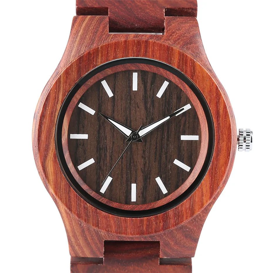YISUYA Creative Bamboo Wood Watch Quartz Analog Nature Wood Band Casual Fashion Wooden Wrist Watch Gifts for Men Women Reloj de madera (4)