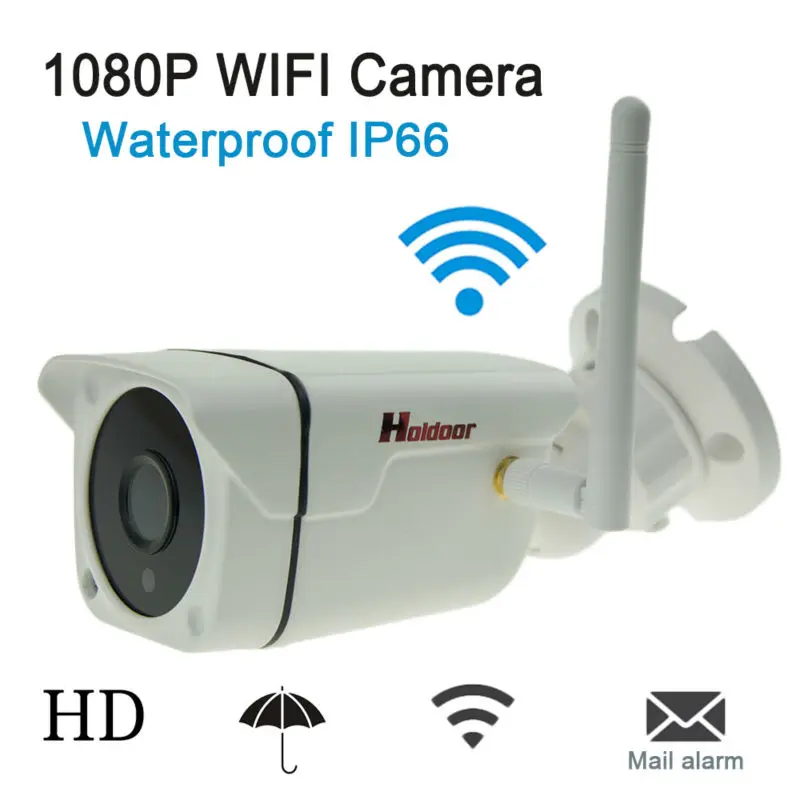 Support 64GB SD Card Wireless Wifi IP Camera outdoor 1080P IP66 Waterproof  Bullet Camera Network Security Camera Night Vision p