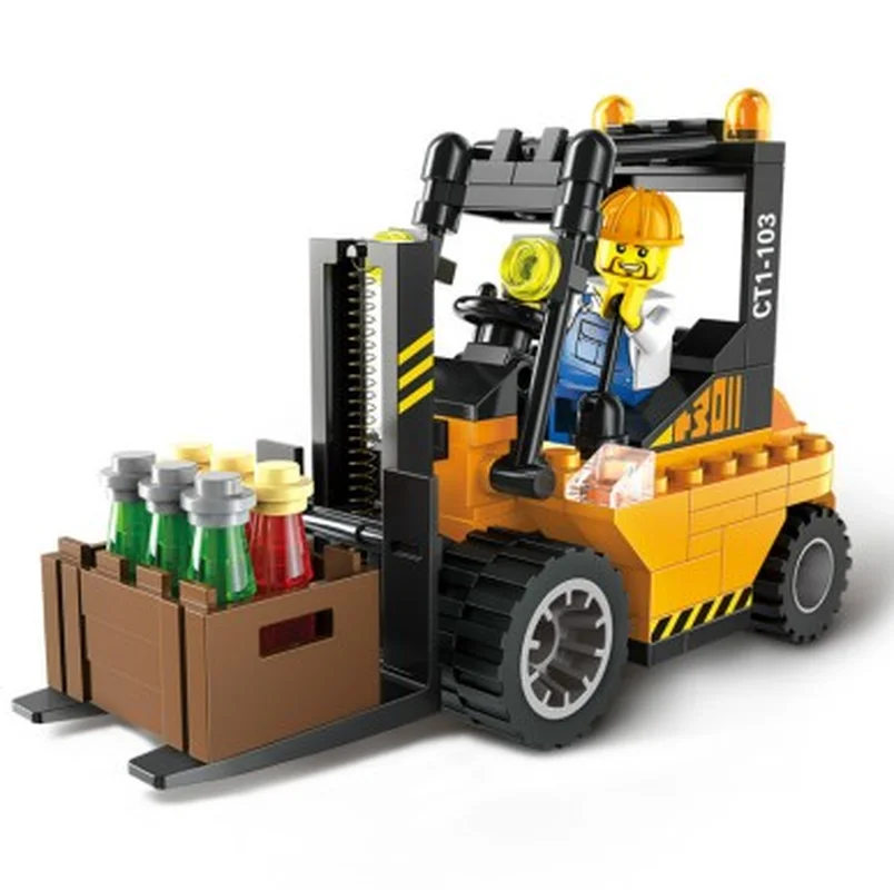 4 Type Civilized City Sweeper Legoings Assembled Model Building Blocks Toys Kit DIY Educational Children Birthday Gifts 102pcs 4 Type Civilized City Sweeper Legoings Assembled Model Building Blocks Toys Kit DIY Educational Children Birthday Gifts 102pcs