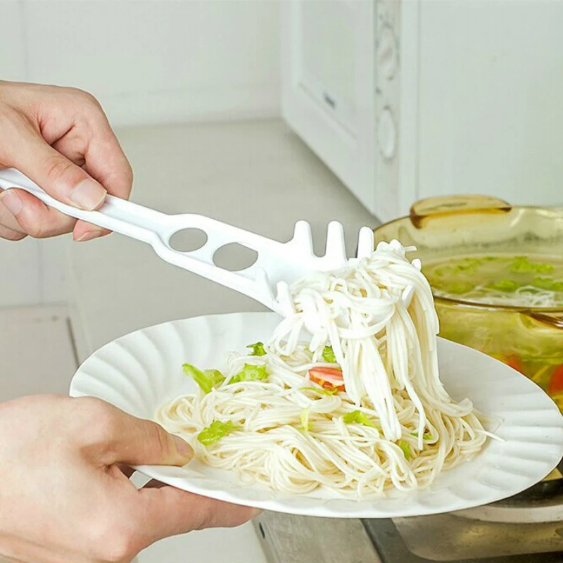 2PCS Creative Noodle Colander Spoon Spaghetti Strainer Hot Pot Spoons 
