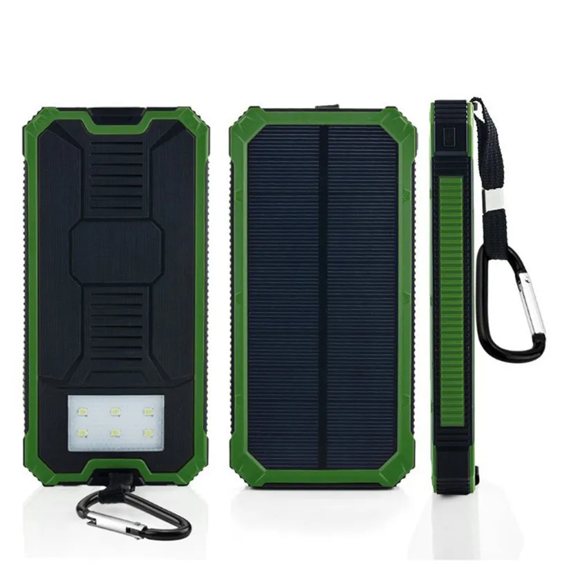 OMESHIN светодиодный внешний аккумулятор с двумя usb-портами, чехол с солнечной панелью, зарядное устройство, набор для самостоятельной сборки, коробка для смартфона 180123, Прямая поставка