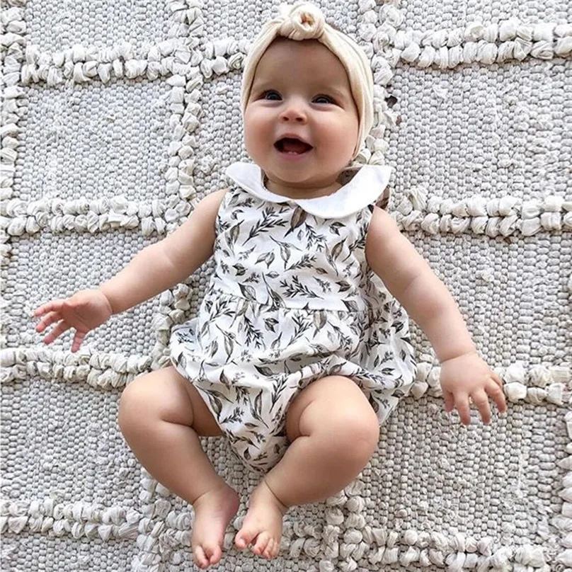 

Newborn Kids Baby Boy Mini Letters Print Bodysuit short Sleeve Basic Top Cute Cotton Jumpsuit summer Clothes children clothe 4JJ