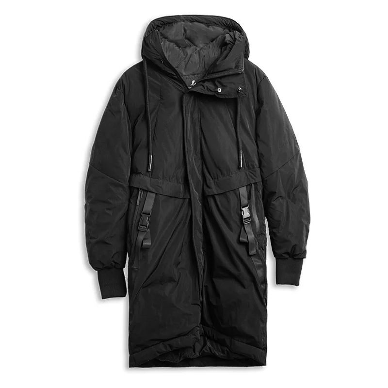 Pioneer camp 2018 winter long parka men thick fashion adjustment belt jackets coat male clothes zipper AMF801440 Pioneer camp 2018 winter long parka men thick fashion adjustment belt jackets coat male clothes zipper AMF801440