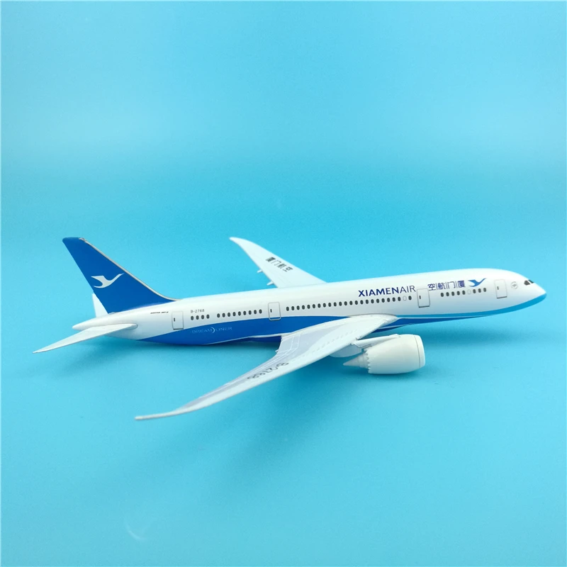20 см Xiamen Airways Boeing 787 модель самолета B787 Airbus Модель самолета сплав дома креативный подарок сувенир ремесла