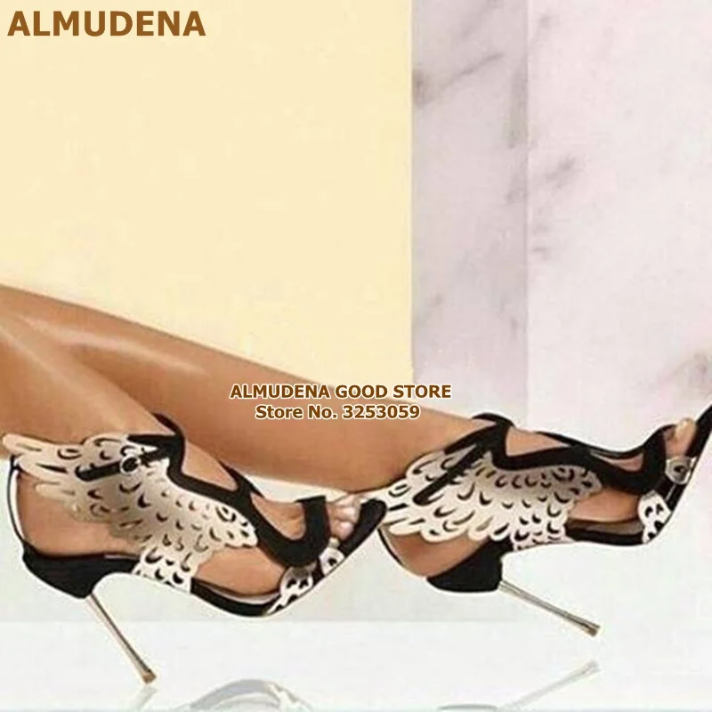 ALMUDENA/цвета шампанского, золотистого цвета; босоножки на высоком каблуке с бабочкой; свадебные туфли на тонком металлическом каблуке; Разноцветные туфли-лодочки с пряжкой и ремешком в клетку