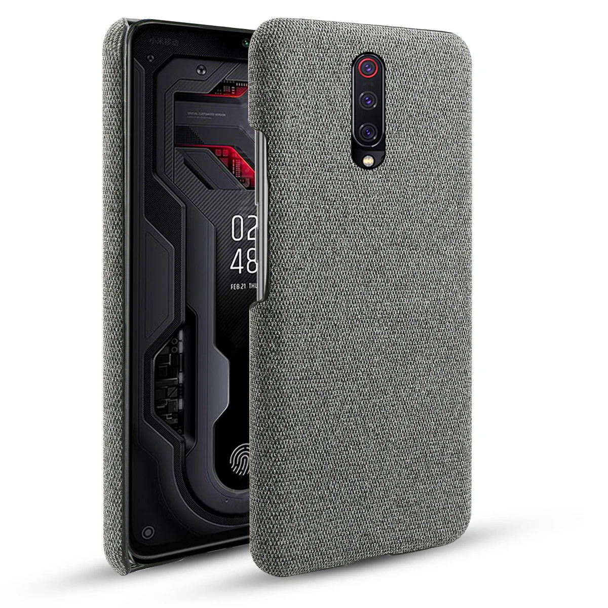 

for Xiaomi Mi 9T Mi 9T Pro Case Slim Retro Anti-scratch Woven Fabric Cloth Hard PC Cover for Xiaomi Mi 9T Mi9T Pro Case Shell