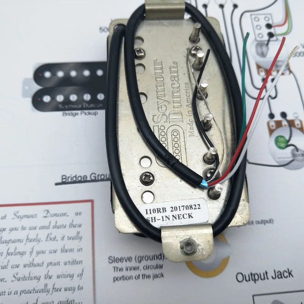 Seymour Duncan Pickup Wiring Help Mylespaulcom