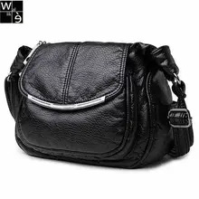 Wallike новые черные женские сумки-мессенджеры из натуральной кожи роскошные сумки в стиле пэчворк сумки через плечо сумка через плечо