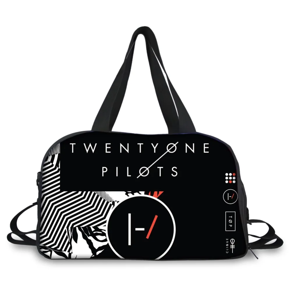 Индивидуальные унисекс дорожная сумка Twenty One Pilots Сумка Пляжная Сумка Crossbody большой Ёмкость пары Duffel посылка