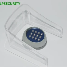 LPSECURITY меньшее сопротивление дождя водонепроницаемый пластиковый чехол укрытие для металла контроля доступа RFID Клавиатура считыватель кнопка закрытия