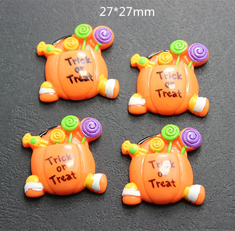 10pcs 27mm cute halloween pumpkin candy basket resin cabochons flatback crafts for diy scrapbooking - Cheap Halloween Crafts 10pcs 27mm cute halloween pumpkin candy basket resin cabochons flatback crafts for diy scrapbooking - Cheap Halloween Crafts