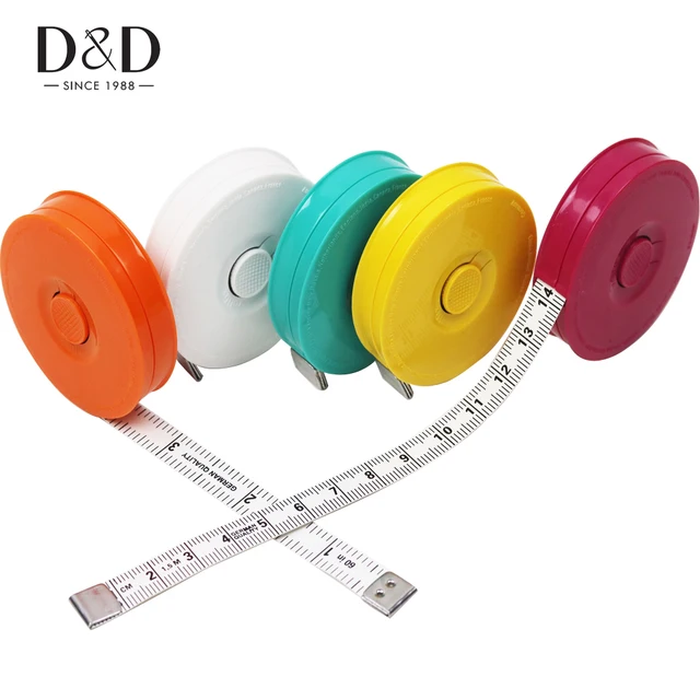Random 1pc Top Quality Retractable Measure Tape Tailor's Ruler Sewing Measuring Tools 150cm