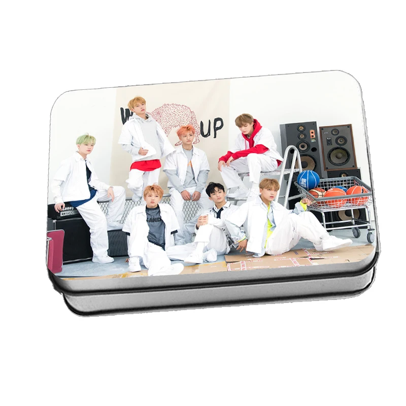 Модный Kpop NCT DREAM Mini Album 2 WE GO UP Lomo Polaroid фото карта металлическая коробка NCT вентиляторы Подарочная коробка 40 шт. карты Прямая
