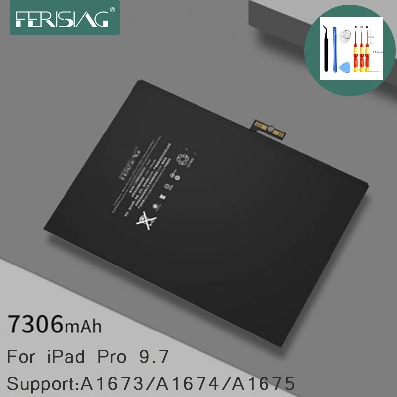 FERISING для Apple iPad Pro 9 7 Tablet Battery 2020 новый оригинальный A1673 A1674 A1675 замена большой