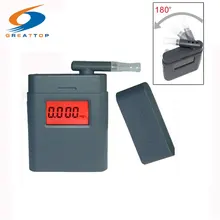 Сборный Алкотестер для дыхания ЖК-цифровой алкотестер с 5 шт. вращающийся мундштук Алкотестер alcoтестер