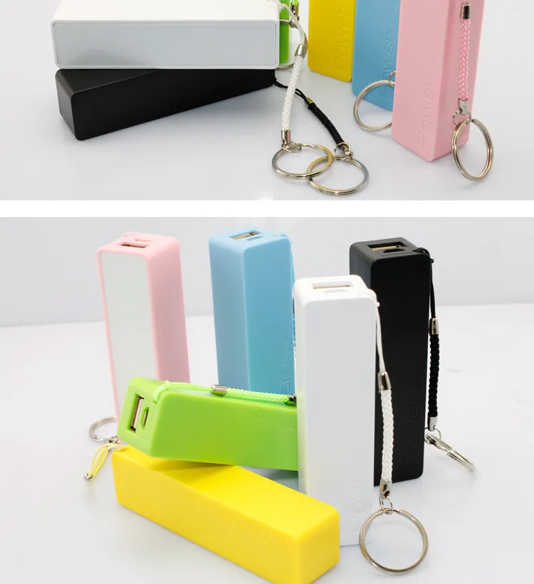 Мини-одиночный USB 2600 мА/ч парфюмированный внешний резервный аккумулятор чехол зарядное устройство Внешний аккумулятор для samsung Xiaomi для iPhone 5 5S - Цвет: white