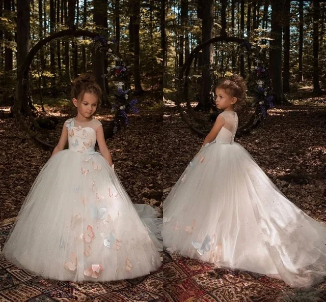 2018-Ivory-Cute-3D-Butterfly-Floral-Appliques-Flower-Girls-Dresses-for-Wedding-Cap-Sleeves-Tulle-Little.jpg_640x640