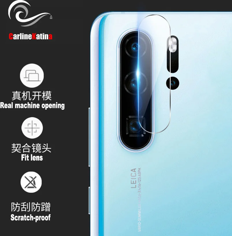 

2.5D Tempered Camera Glass for Huawei P30 pro P30 Lite Protector Back Camera Arc edge Protective Lens Film Cover Privacy Skin