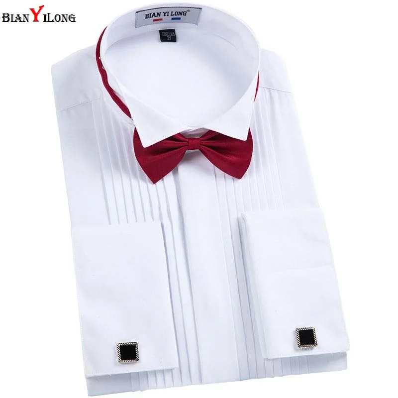 Bianyilong الرجال الرجال القميص الفرنسي قميص 2018 جديد قمصان طويلة الأكمام عارضة الذكور التجارية ضئيلة مناسبا ابتلاع الذيل اللباس Bianyilong الرجال الرجال القميص الفرنسي قميص 2018 جديد قمصان طويلة الأكمام عارضة الذكور التجارية ضئيلة مناسبا ابتلاع الذيل اللباس