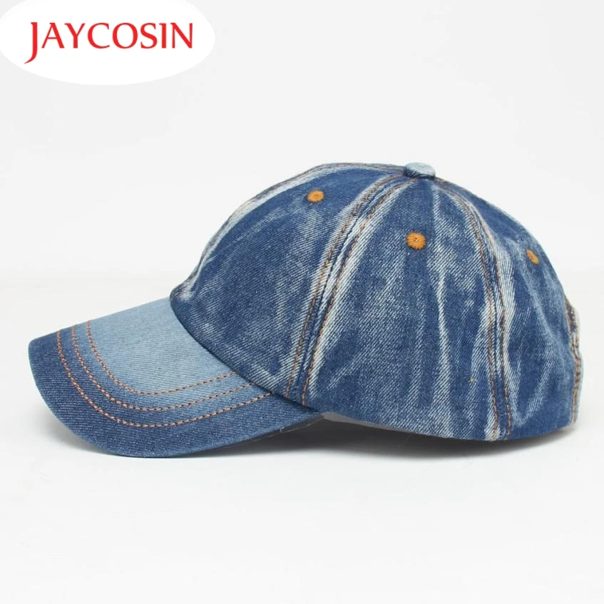 JAYCOSIN новые модные мужские и женские выцветающие джинсовые бейсболки унисекс
