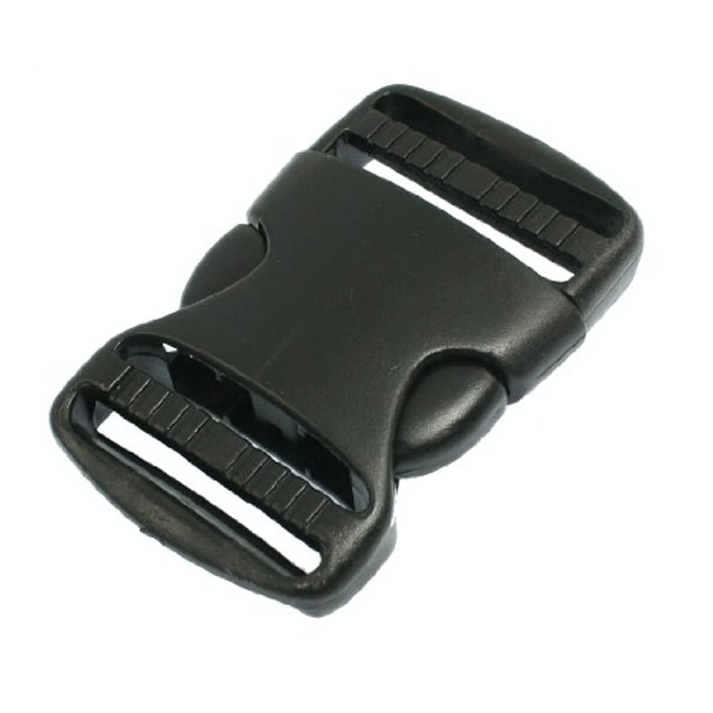 

1 1/2" Replacement Belt Connecting Black Plastic Quick Release Buckle