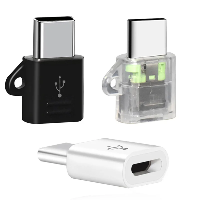 Переходник Micro Usb типа папа в Type c адаптер для зарядки и передачи данных Xiaomi Samsung