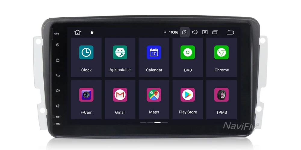 Perfect Free shipping! 8" Android 9.0 Car multimedia player For Mercedes Benz W209 W203 W168 ML W163 W463 Viano W639 Vito GPS Navigation 19