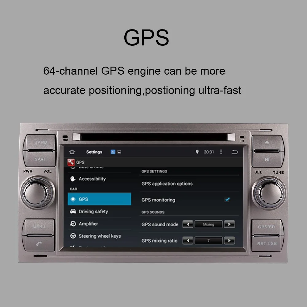 Best Android 9.0 Octa Core 4GB RAM Car GPS Navigation For Ford Focus/Mondeo/S-max/Connect 2005-2007 Silver Car Radio Stereo Wifi OBD+ 5 Best Android 9.0 Octa Core 4GB RAM Car GPS Navigation For Ford Focus/Mondeo/S-max/Connect 2005-2007 Silver Car Radio Stereo Wifi OBD+ 5