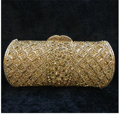 Золотой горный хрусталь вечерняя сумка через плечо бриллиант ручной работы Повседневный клатч мини Сумочка Синяя Женская сумка сумки для свадьбы