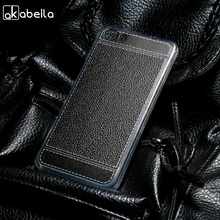 AKABEILA Silicone Phone Cover Case For Fly Cirrus 4 FS507 Fly FS507 5.0 inch Case TPU Lichee Fundas Coque Cover Bag