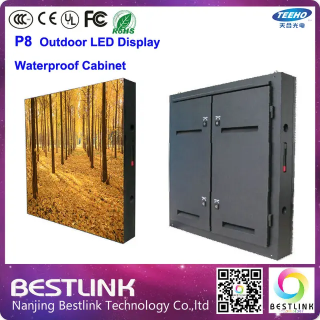 Led Outdoor Cabinet 768 768mm With Full Color Screen 4 Scan P8 Led Outdoor Cabinet 768 768mm With Full Color Screen 4 Scan P8 Dip